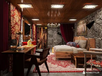 Интерьер спальни в викингах смотреть на Basicdecor