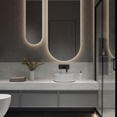 Интерьер ванной  смотреть на Basicdecor