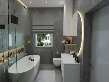 Интерьер ванной  смотреть на Basicdecor