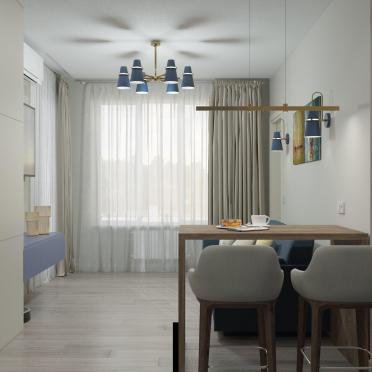 Интерьер cветильниками над столом  смотреть на Basicdecor