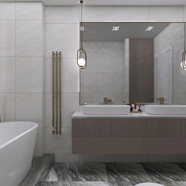 Интерьер ванной  смотреть на Basicdecor