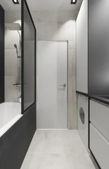 Интерьер ванной в современном стиле смотреть на Basicdecor
