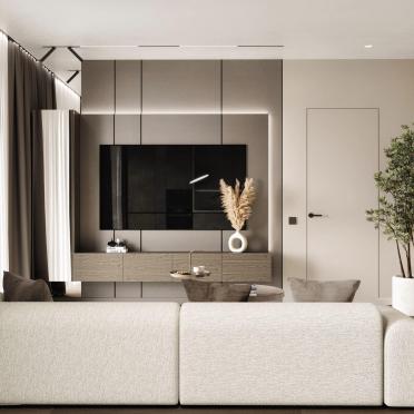 Интерьер гостиной  смотреть на Basicdecor
