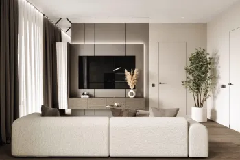 Интерьер гостиной  смотреть на Basicdecor