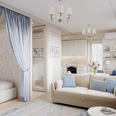Интерьер гостиной  смотреть на Basicdecor