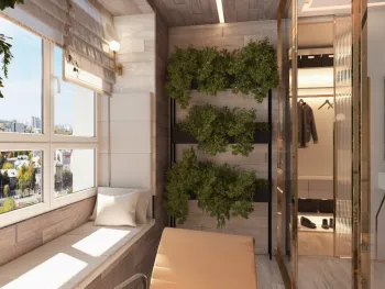 Интерьер балкона с балконом в современном стиле смотреть на Basicdecor