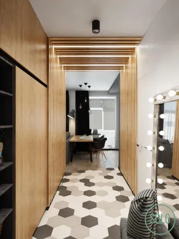 Интерьер прихожей в скандинавском стиле смотреть на Basicdecor