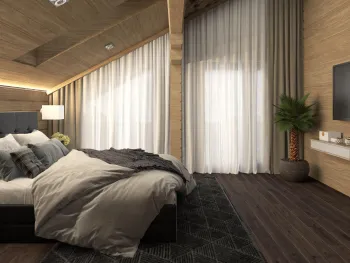 Интерьер спальни  смотреть на Basicdecor