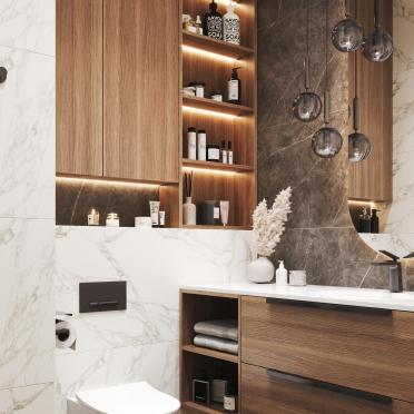 Интерьер ванной  смотреть на Basicdecor