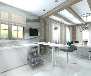 Интерьер кухни в современном стиле смотреть на Basicdecor
