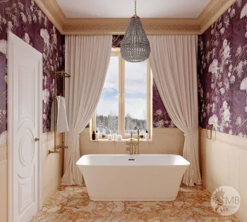 Интерьер ванной в восточном стиле смотреть на Basicdecor