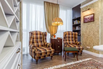 Интерьер гостиной в классическом стиле смотреть на Basicdecor