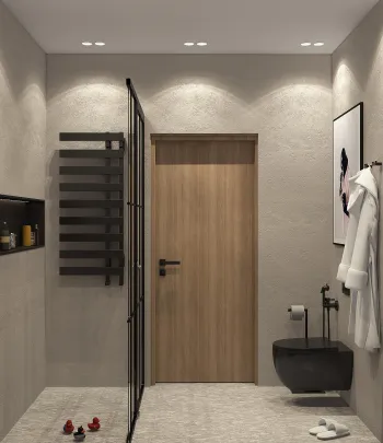 Интерьер прихожей с проходной  смотреть на Basicdecor
