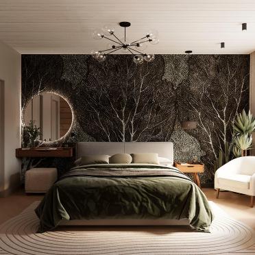 Интерьер спальни  смотреть на Basicdecor