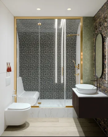 Интерьер ванной  смотреть на Basicdecor