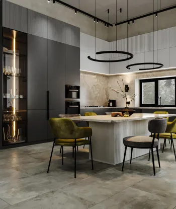 Интерьер кухни  смотреть на Basicdecor