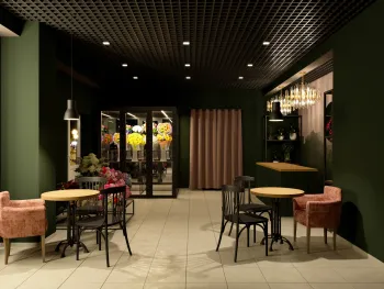 Интерьер кафе и ресторана в современном стиле смотреть на Basicdecor