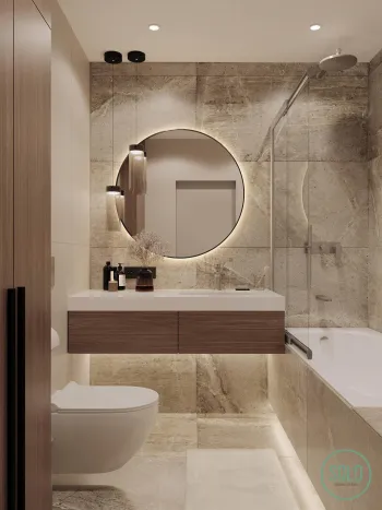 Интерьер ванной  смотреть на Basicdecor