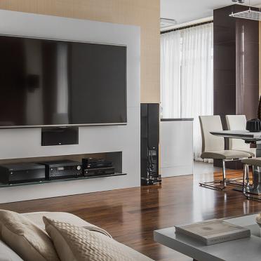 Интерьер гостиной в современном стиле смотреть на Basicdecor