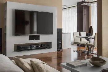 Интерьер гостиной в современном стиле смотреть на Basicdecor