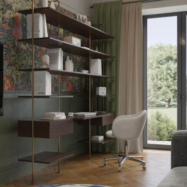 Интерьер кабинета  смотреть на Basicdecor