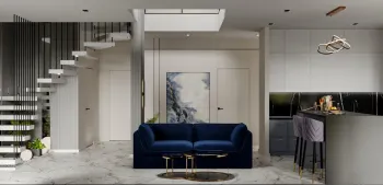Интерьер гостиной в современном стиле смотреть на Basicdecor