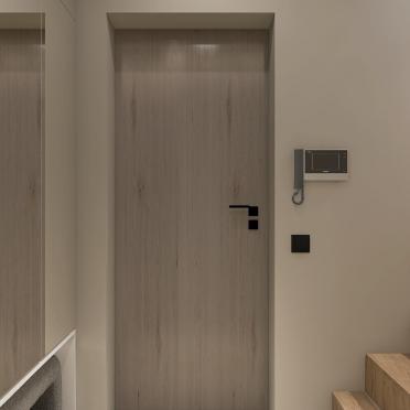 Интерьер с зеркалом на двери  смотреть на Basicdecor