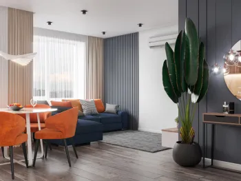 Интерьер гостиной в современном стиле смотреть на Basicdecor