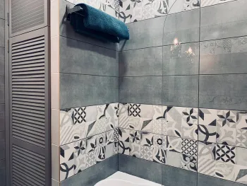 Интерьер ванной в современном стиле смотреть на Basicdecor