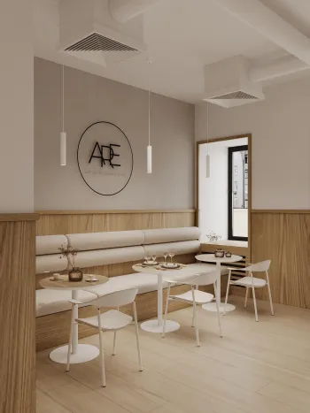 Интерьер кафе и ресторана с барной стойкой  смотреть на Basicdecor