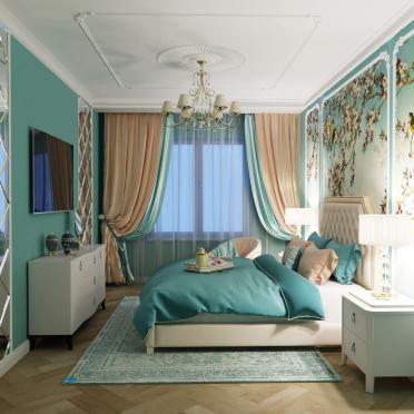 Интерьер спальни в неоклассике смотреть на Basicdecor