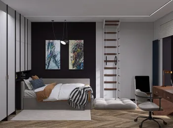 Интерьер детской  смотреть на Basicdecor