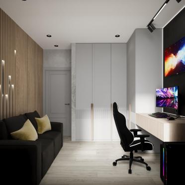 Интерьер с нишей с подсветкой и с подсветкой  смотреть на Basicdecor