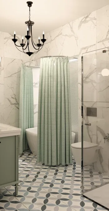 Интерьер ванной  смотреть на Basicdecor