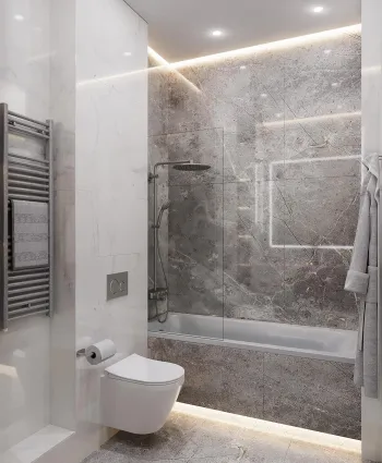 Интерьер ванной  смотреть на Basicdecor