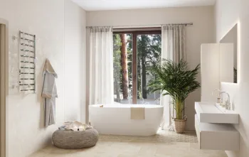 Интерьер ванной в современном стиле смотреть на Basicdecor