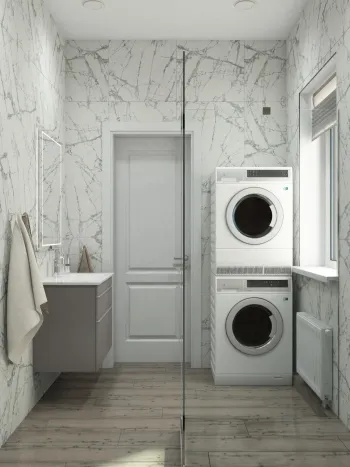 Интерьер ванной  смотреть на Basicdecor