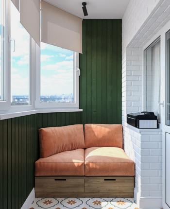 Фото балкона полукруглой формы- лучшие фото дизайна интерьерабалконов |  BasicDecor