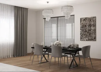 Интерьер гостиной с жалюзи  смотреть на Basicdecor