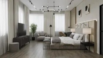Интерьер спальни  смотреть на Basicdecor