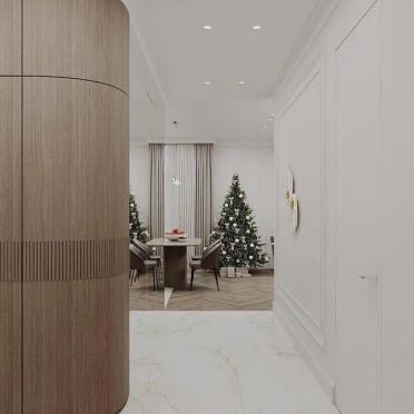 Интерьер коридора с проходной  смотреть на Basicdecor