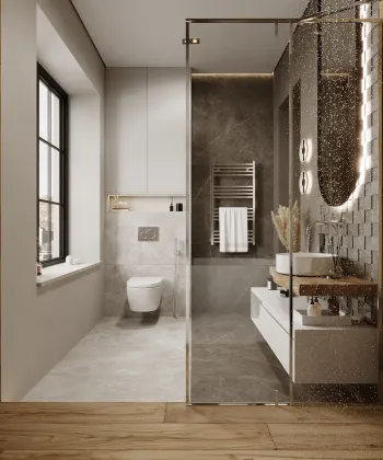 Интерьер ванной  смотреть на Basicdecor
