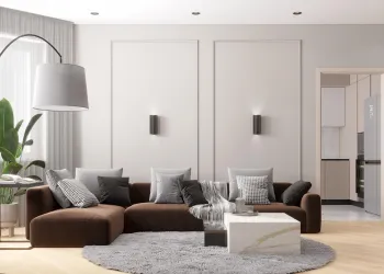 Интерьер гостиной  смотреть на Basicdecor