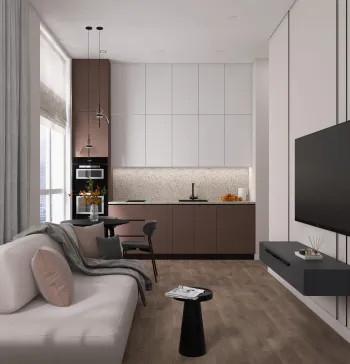 Интерьер гостиной  смотреть на Basicdecor