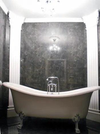 Интерьер ванной в стиле фьюжн смотреть на Basicdecor