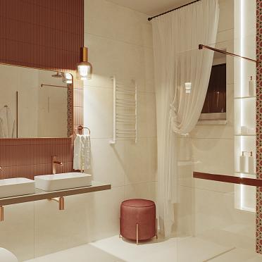 Интерьер ванной  смотреть на Basicdecor