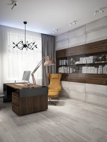 Интерьер c рабочим местом  смотреть на Basicdecor