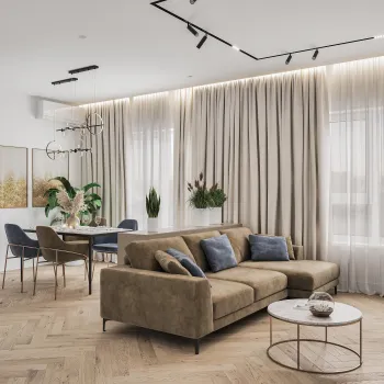 Интерьер гостиной  смотреть на Basicdecor