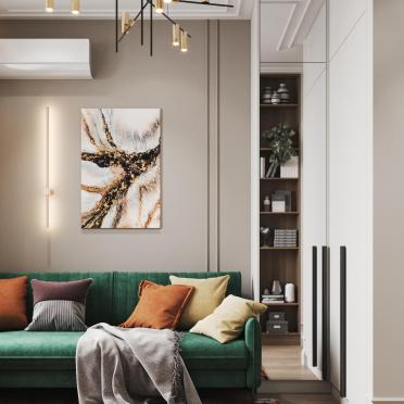 Интерьер гостиной  смотреть на Basicdecor