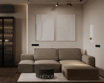 Интерьер гостиной в минимализме смотреть на Basicdecor